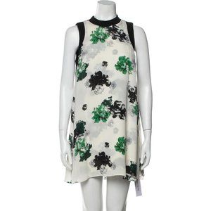 ❌SOLD❌A.L.C. floral print 100% Silk Mini Dress size 6